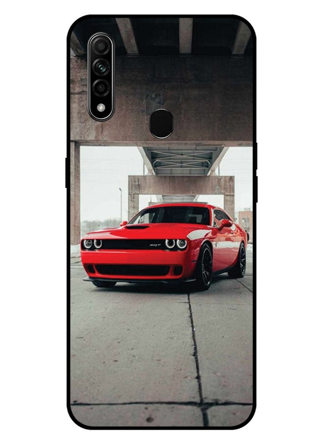 EYE CATCH Printed Protective Case Cover For Oppo A31 -  Red Dodge Car - Image 1
