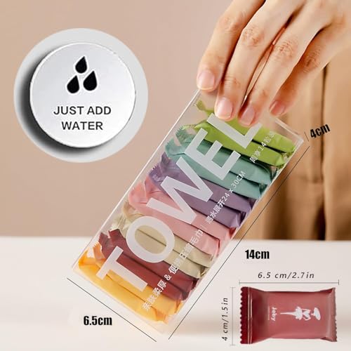 HEXONIQ® Coin Tissue Papers | Compressed Towels Tablet | Cotton Face Towels | Camping Wipes | Toilet Paper Tablets | For Home, Beauty and Outdoors | Larger, Stronger, Softer & Odor Free, Pack of 28 - Image 3