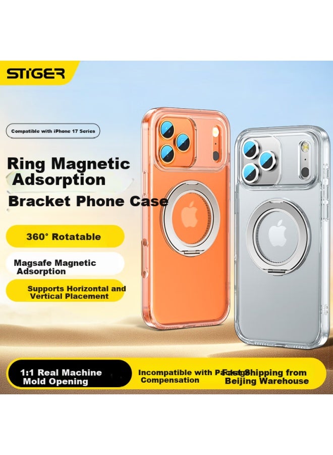 Stiger [360° Magnetic Zero-feel Case] For Apple Iphone 17 Pro Max, Magsafe Compatible Protective Cover, Transparent Shockproof Anti-scratch Case - Image 1