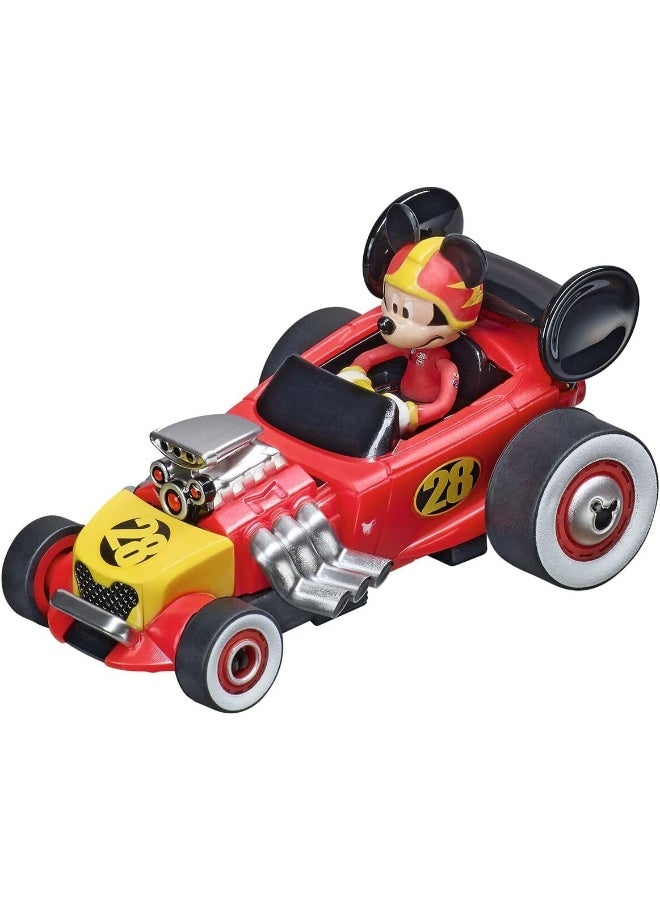 Carrera FIRST Mickey Fun Race Slot Car Racing Set (2.4m) I Battery-Operated I 1:43 Scale I For Ages 3+ - Image 5