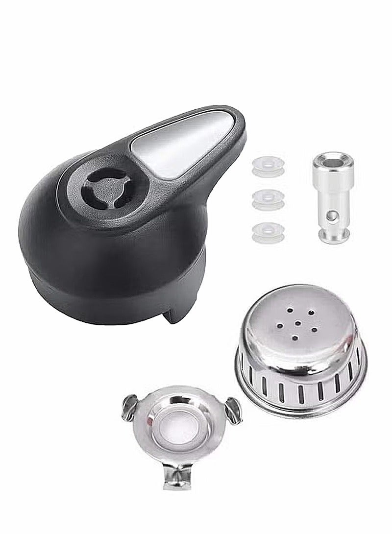 Unewshi Steam Valve Pressure Cooker Valve Replacement Part Accessories with 3 Silicone Caps  - Image 1
