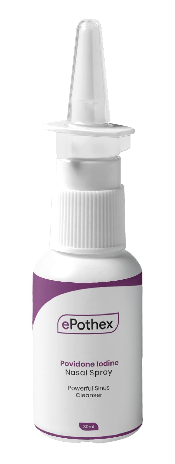 EPOTHEX Povidone Iodine Nasal Spray 06 Powerful Nasal Cleanser Sinus Protection Reduce Exposure to Airborne Contaminants Travel Friendly 30ml