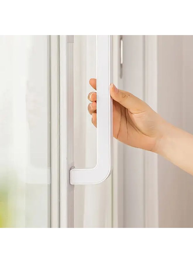 No Drilling Required Glass Door Handle Oil Rubbed Finish Sturdy Pulls For Doors Drawers Wardrobes Cabinets - Image 2