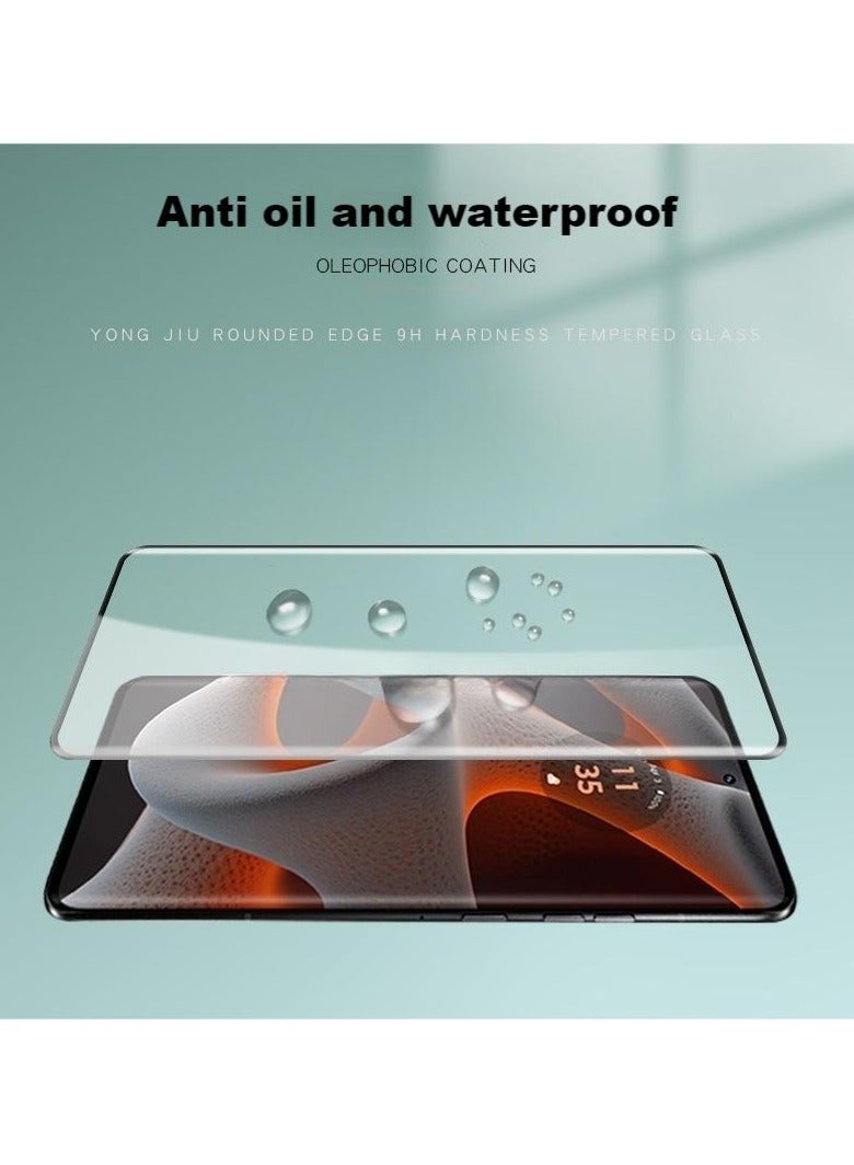 Motorola Edge 50 Pro Screen Protector, Glass Tempered Bubble Free, Anti-Scratch, Anti-Fingerprint, 9H Hardness 3D Curved Edge Screen Protection for Moto Edge 50 Pro Accessories - Image 4