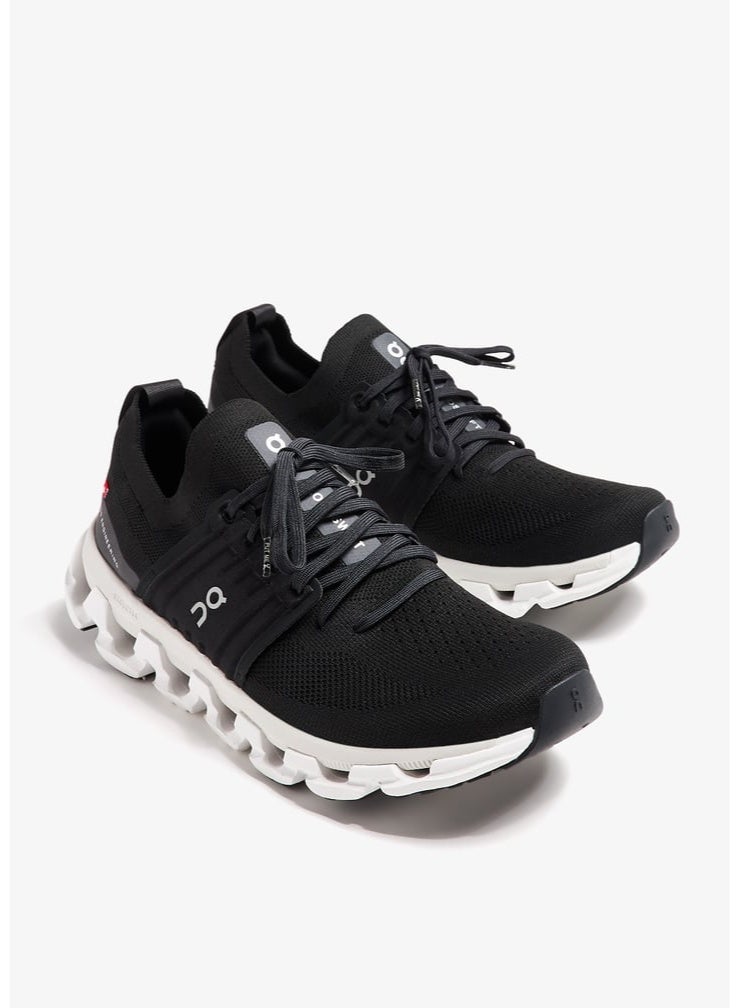 On Running Cloudswift 3 Unisex Running Shoes, Black &White - Image 4