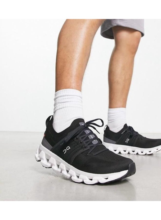 On Running Cloudswift 3 Unisex Running Shoes, Black &White - Image 1