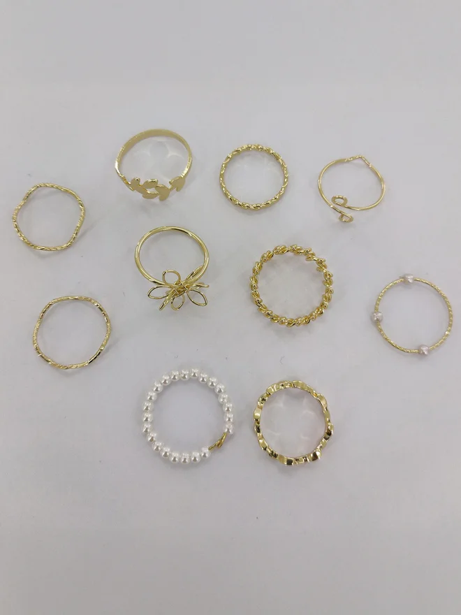 Styli Styli Set of 10 - Assorted Rings