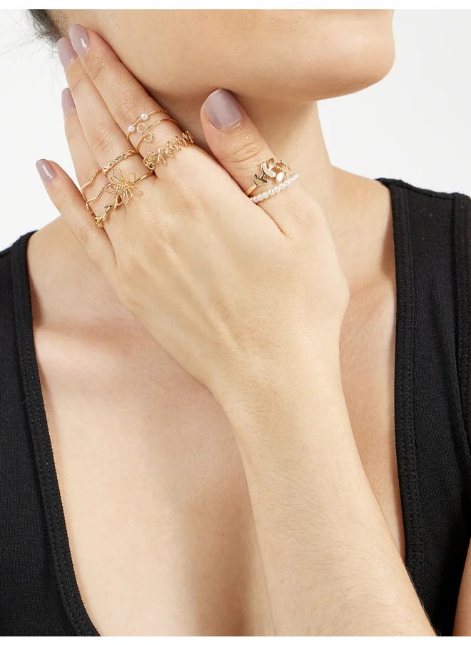 ستايلي Styli Set of 10 - Assorted Rings