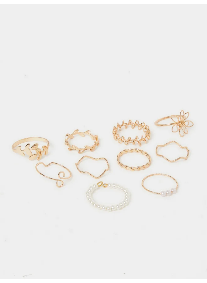 ستايلي Styli Set of 10 - Assorted Rings