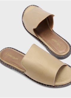 ELLA Metallic Flat Sandal Slide  - Image 4