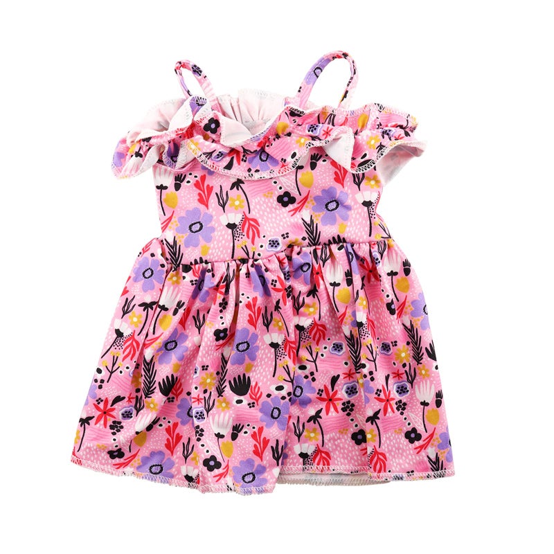 BARWA 18 inch Doll Clothes and Accessories 5 Sets Clothes Dress Outfits with 2 Pairs Shoes for 18 Inch Dolls - Image 4