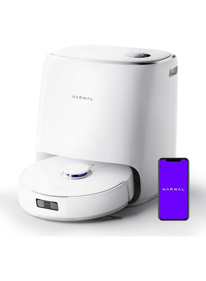 NARWAL Freo X Ultra Robot Vacuum and Mop Combo | 8200Pa Powerful Suction | Self-Emptying | Auto Mop Wash & Dry | Zero-Tangling | DirtSense™ | All-in-One Base Station | Self-Contained Dust Processing - Image 1