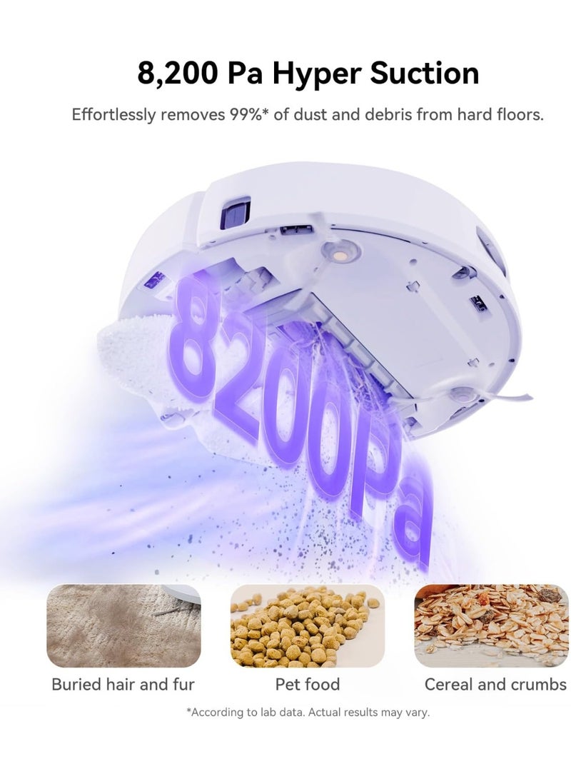 NARWAL Freo X Ultra Robot Vacuum and Mop Combo | 8200Pa Powerful Suction | Self-Emptying | Auto Mop Wash & Dry | Zero-Tangling | DirtSense™ | All-in-One Base Station | Self-Contained Dust Processing - Image 2