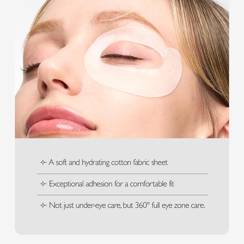 Genabelle PDRN 360Â° Rejuvenating Eye Mask â€“ Full Eye Area Eye Patches for Hydration, Firming & Elasticity with PDRN & Peptides â€“ Targets Dark Circles, Puffiness & Fine Lines â€“ 3.38 fl oz. - Image 5