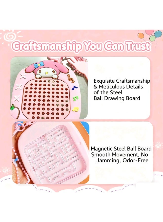 2pcs Mini Magnetic Drawing Board for Kids,Perfect Magnetic Travel Toy for Airplane,Car Ride Activities,Road Trip Activities for Kids,Reusable Kids Toddlers Gift Magnetic Drawing Board - Image 5