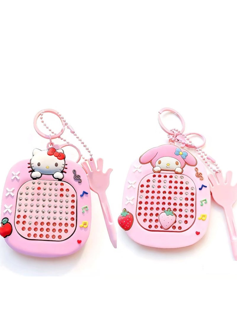 2pcs Mini Magnetic Drawing Board for Kids,Perfect Magnetic Travel Toy for Airplane,Car Ride Activities,Road Trip Activities for Kids,Reusable Kids Toddlers Gift Magnetic Drawing Board - Image 1