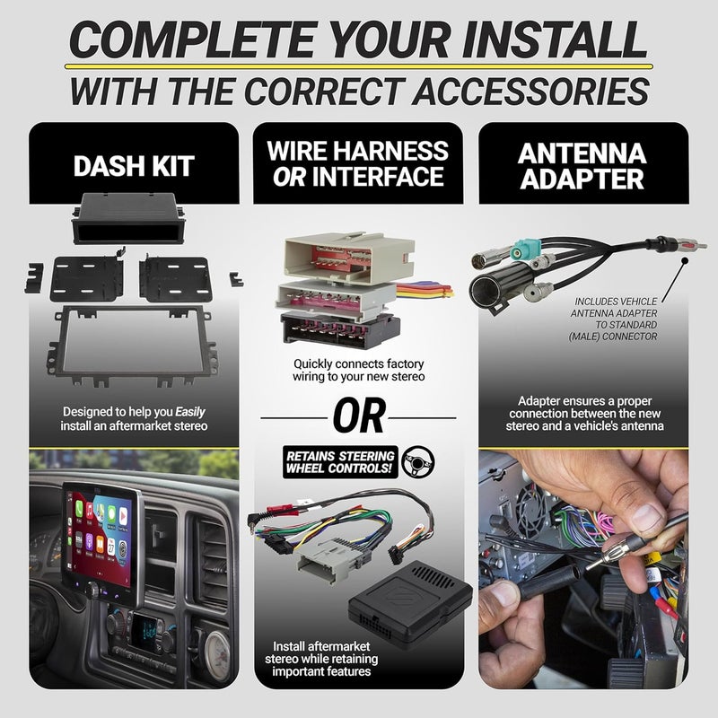 Scosche VW2351B Double DIN Radio Install Dash Kit Compatible with Select 2002-05 Volkswagen Vehicles- Aftermarket Car Stereo Installation Kit - Factory Texture Match - See Fit Guide Image for Vehicles - Image 5