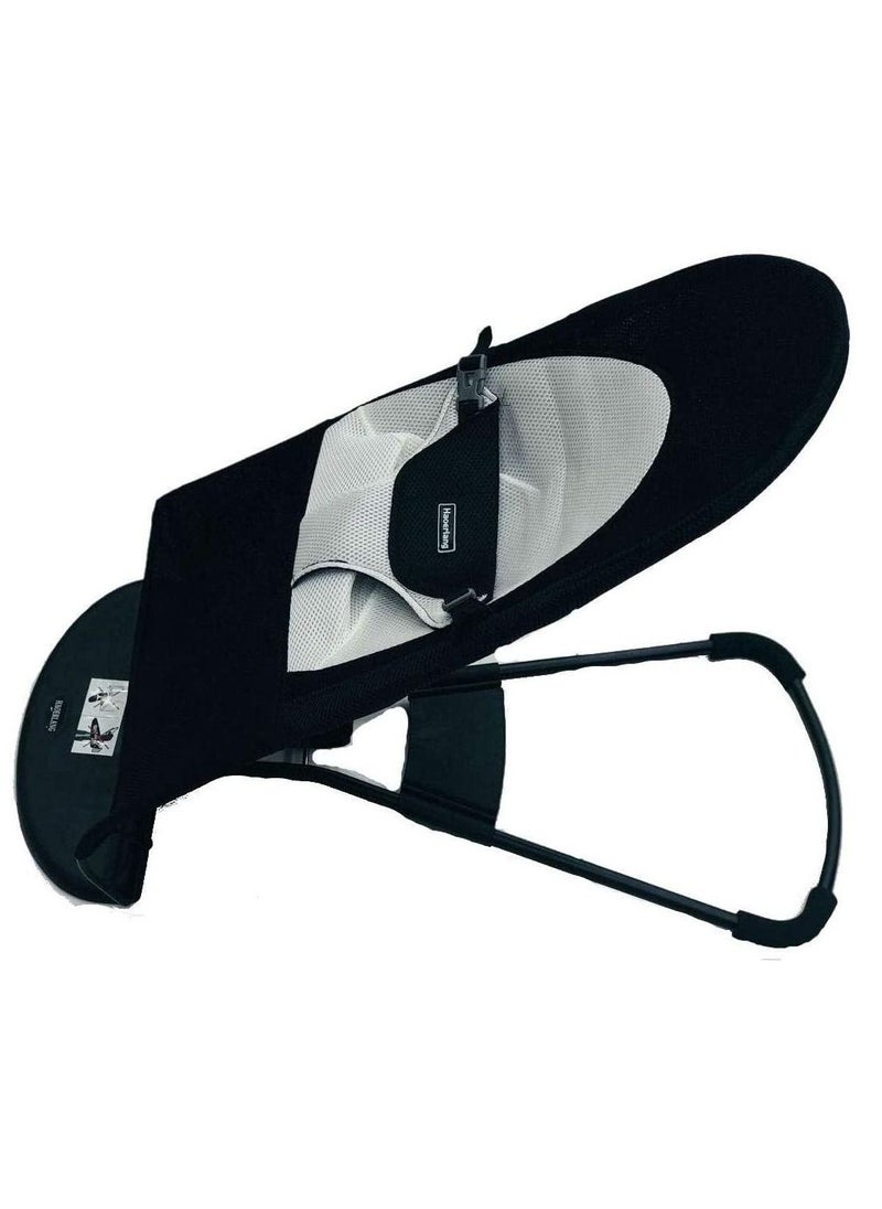 DubaiGallery - Baby Newborn Infant Bouncing Chair Rocking Seat Safety Bouncer Balance Soft Black - Image 1