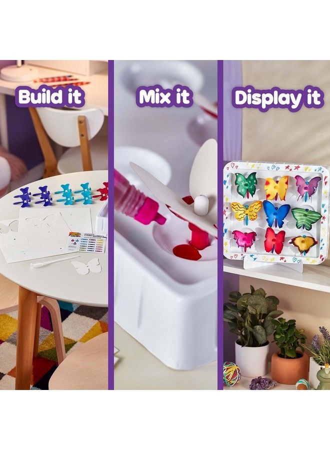 Crayola مجموعة العلوم على شكل فراشة ورقية لعبة بخارية هدية للأطفال من سن 7 إلى 8 سنوات - Image 4