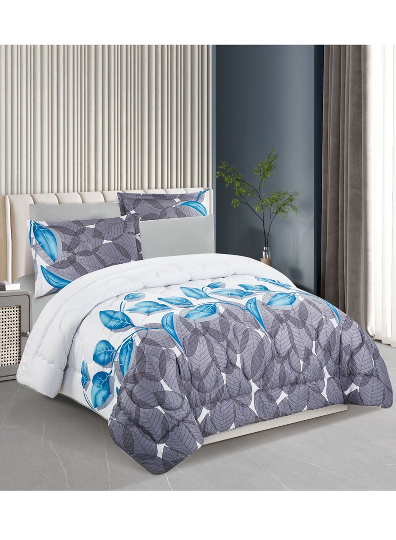 Stargold Super Soft Printed Comforter, 6pcs Set, Microfiber High-Quality Fabric, Stylish and Premium Design, Durable, Ideal For Home Bedroom 240X220CM  - Image 1