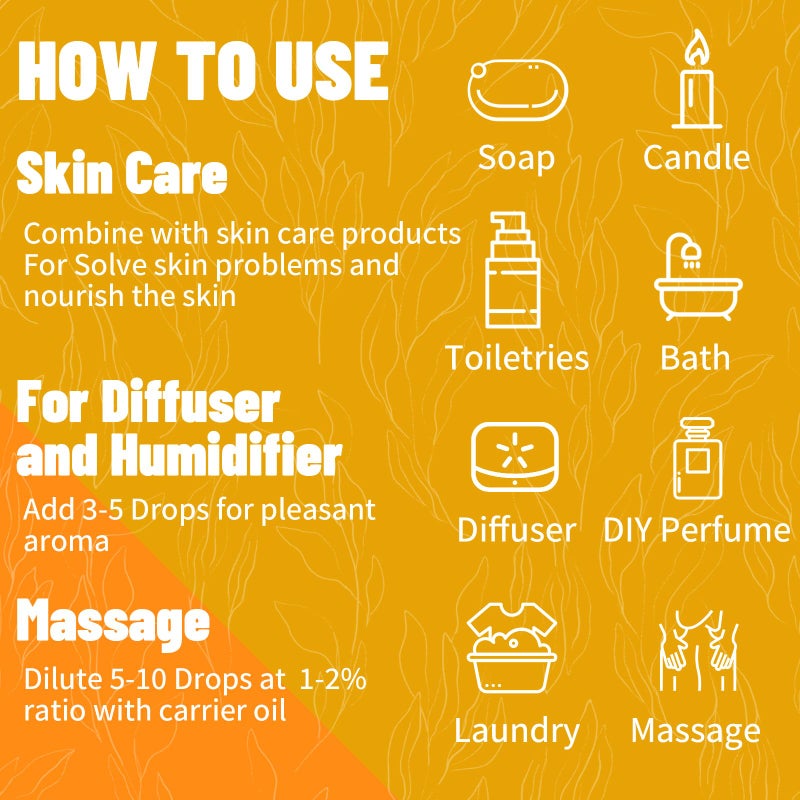 MISIJI Essential Oils for Diffuser for Home, Top 5 Aromatherapy Oils,Candle&Soap Making,10mlï¼ˆOrange, Lavender, Peppermint, Eucalyptus, Tea Treeï¼‰ - Image 5