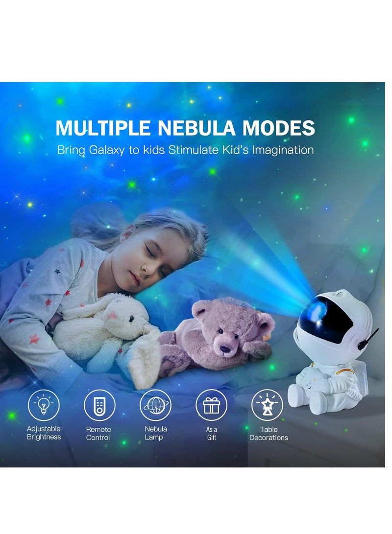 Star Projector Astronaut Galaxy Light Projector, Kids Room Decor Aesthetic, Tiktok Nebula Night Lights, Remote Control and 360°Rotation Magnetic Head, Star Lights for Bedroom, Gaming Room Decor - Image 2