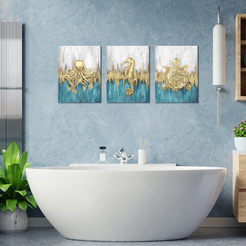 Kalormore Coastal Canvas Wall Art Set - Image 4