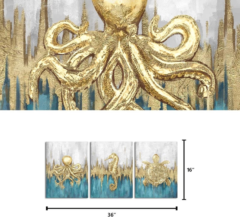 Kalormore Coastal Canvas Wall Art Set - Image 5
