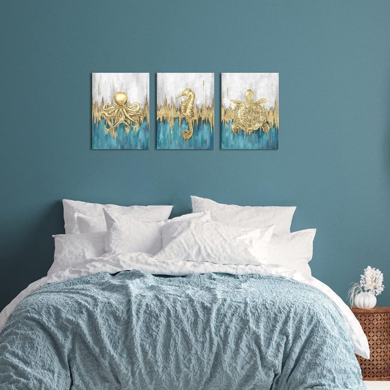 Kalormore Coastal Canvas Wall Art Set - Image 3
