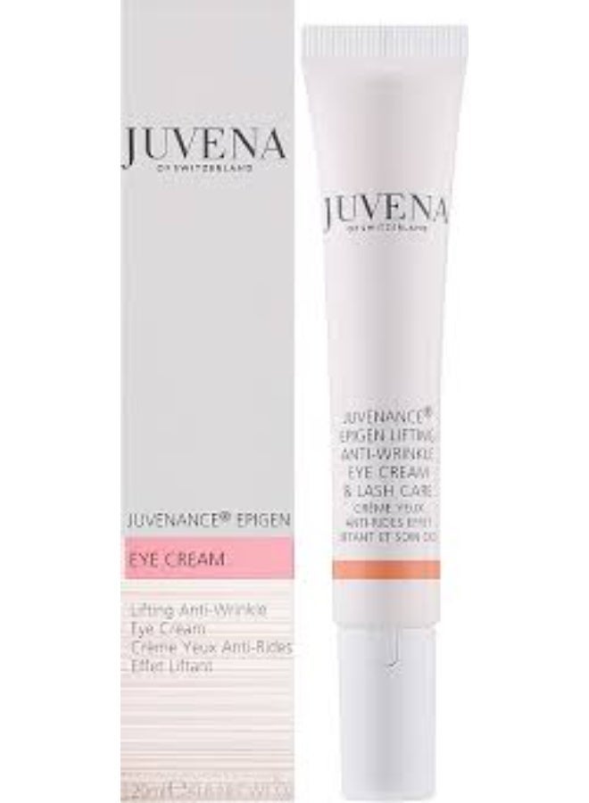 Juvena Juvenance Epigen Lifting Anti-Wrinkle Eye Cream & Lash Care 20ml - Image 2