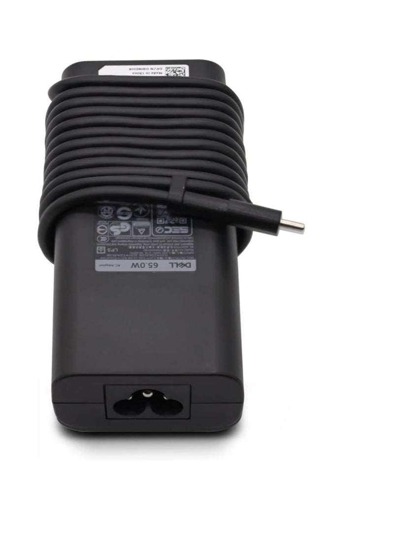 Terabyte Dell Genuine 65W Type C Ac Adapter For Latitude 7389 2-in-1, 5285 2-in-1 Rugged Extreme Tablet Compatible P/N JYJNW 0JYJNW 0M1WCF OM1WCF OJYJNW 72PVT USB-C Laptop Charger - Image 4