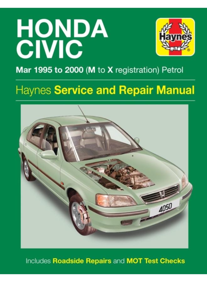Honda Civic Petrol (Mar 95 - 00) Haynes Repair Manual : 95-00