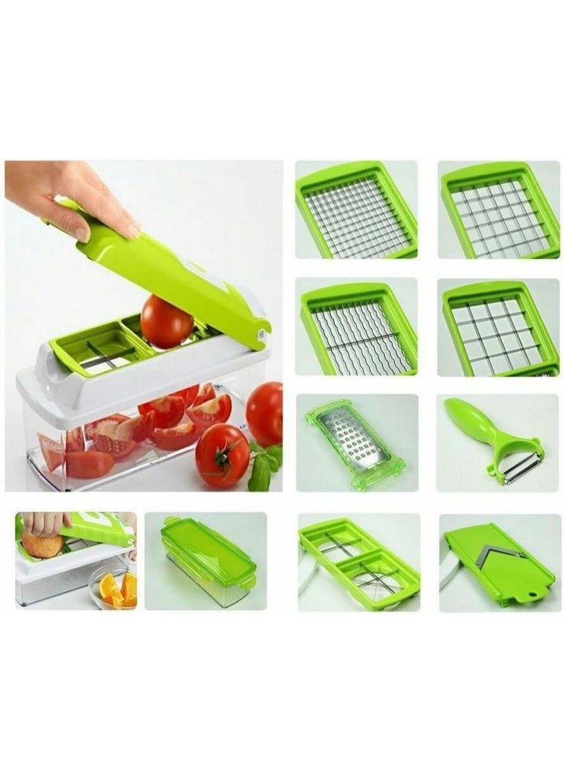 Generic Professional multi-purpose vegetable and fruit slicer with sharp Q-blades  - Image 2