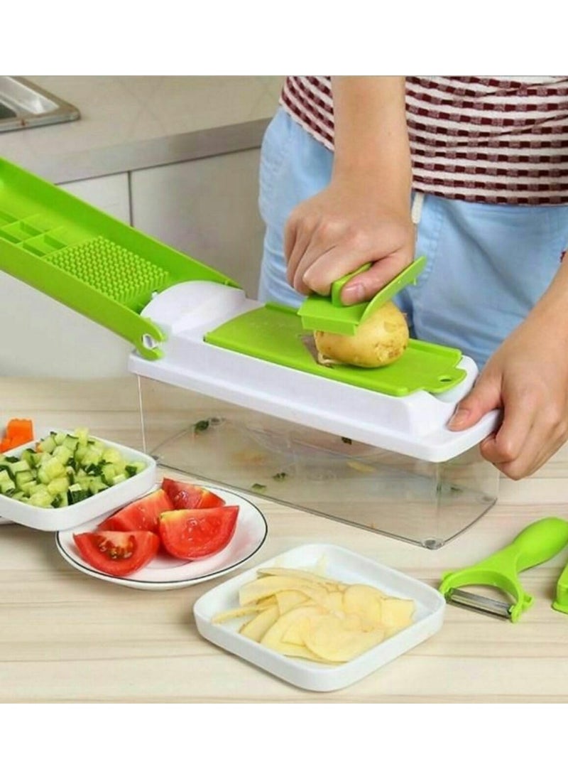 Generic Professional multi-purpose vegetable and fruit slicer with sharp Q-blades  - Image 3