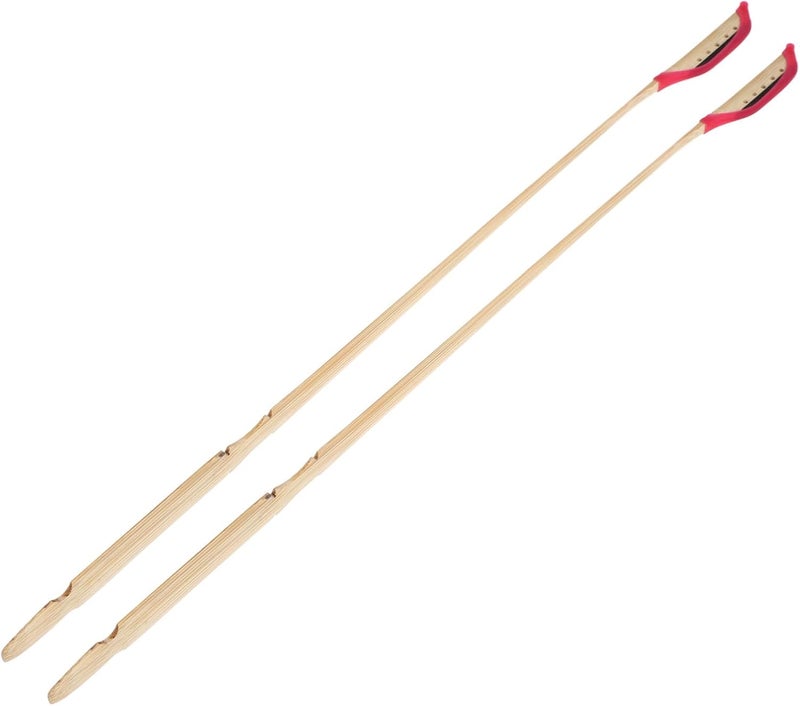 2pcs Premium Yangqin Mallets Dulcimer Jean Accessories for Enhanced Musical Expression for Personal Khaki Color - Image 1