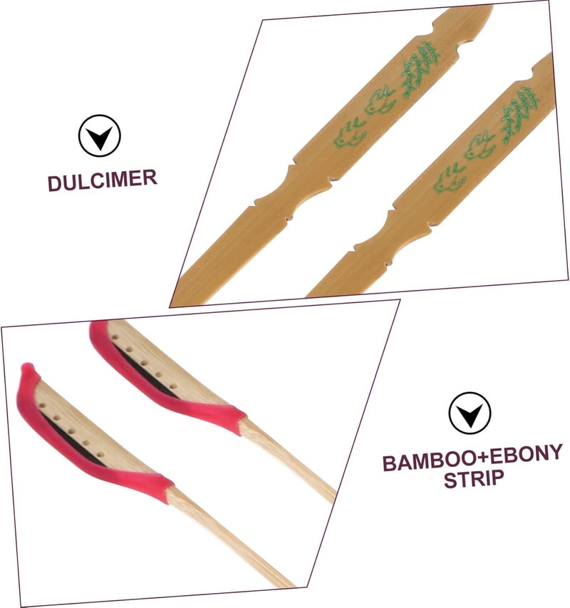 2pcs Premium Yangqin Mallets Dulcimer Jean Accessories for Enhanced Musical Expression for Personal Khaki Color - Image 5
