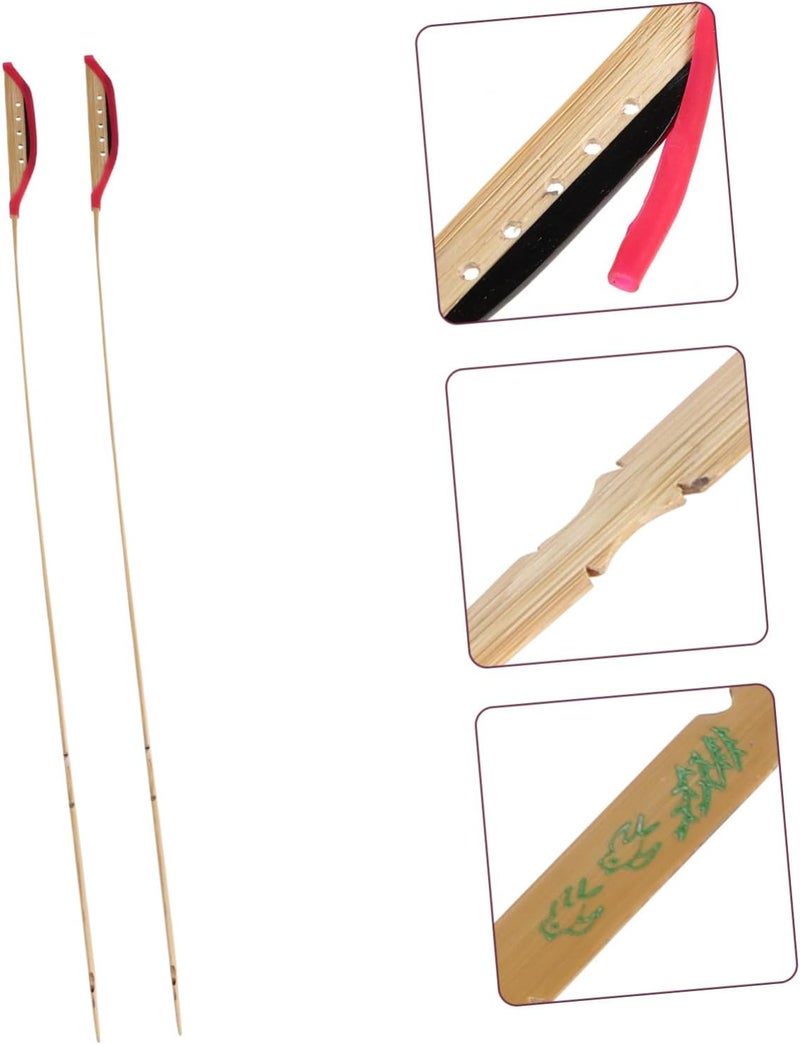 2pcs Premium Yangqin Mallets Dulcimer Jean Accessories for Enhanced Musical Expression for Personal Khaki Color - Image 4