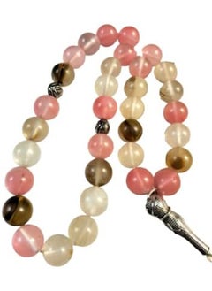 Amazing Natural Quartz 33 Beads Rosary (Multicolor)
