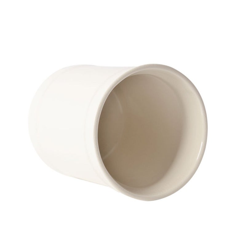 SZUAH Kitchen Utensil Holder  Larger Ceramic Utensil Crock for Kitchen Counter top & Dining Table (Cream  5.9"" x 5.9"" x 6.7"") - Image 3