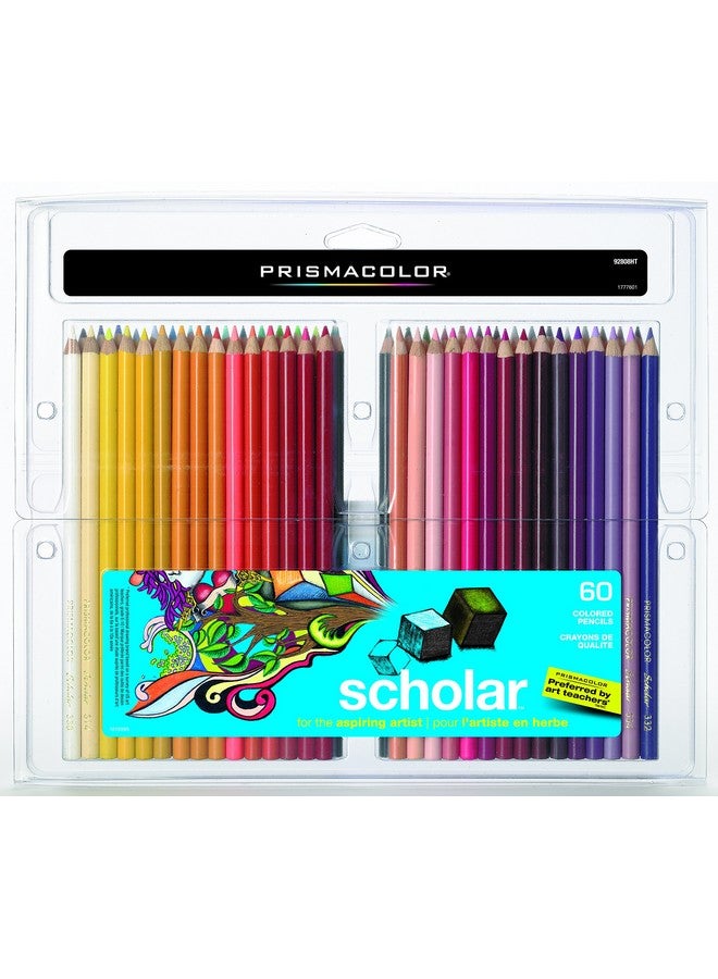 Prismacolor Scholar Colored Pencils Adult Coloring 60 Pack - Image 1