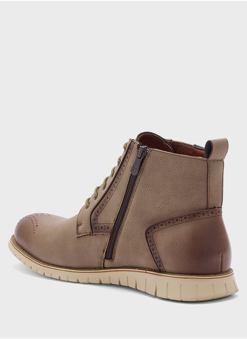 Robert Wood Casual Lace Up Boots  - Image 3