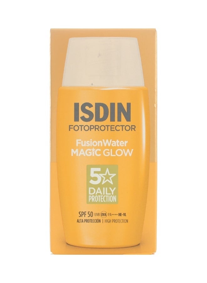 ISDIN واقي شمس فيوجن ووتر SPF50 سحر الإشراق