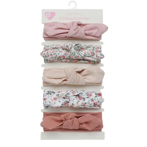 KIDOCHEESE Baby Headbands Soft Stretchy Baby Girl Bows Newborn Infant Toddler Headwrap Hair Accessories - Image 1
