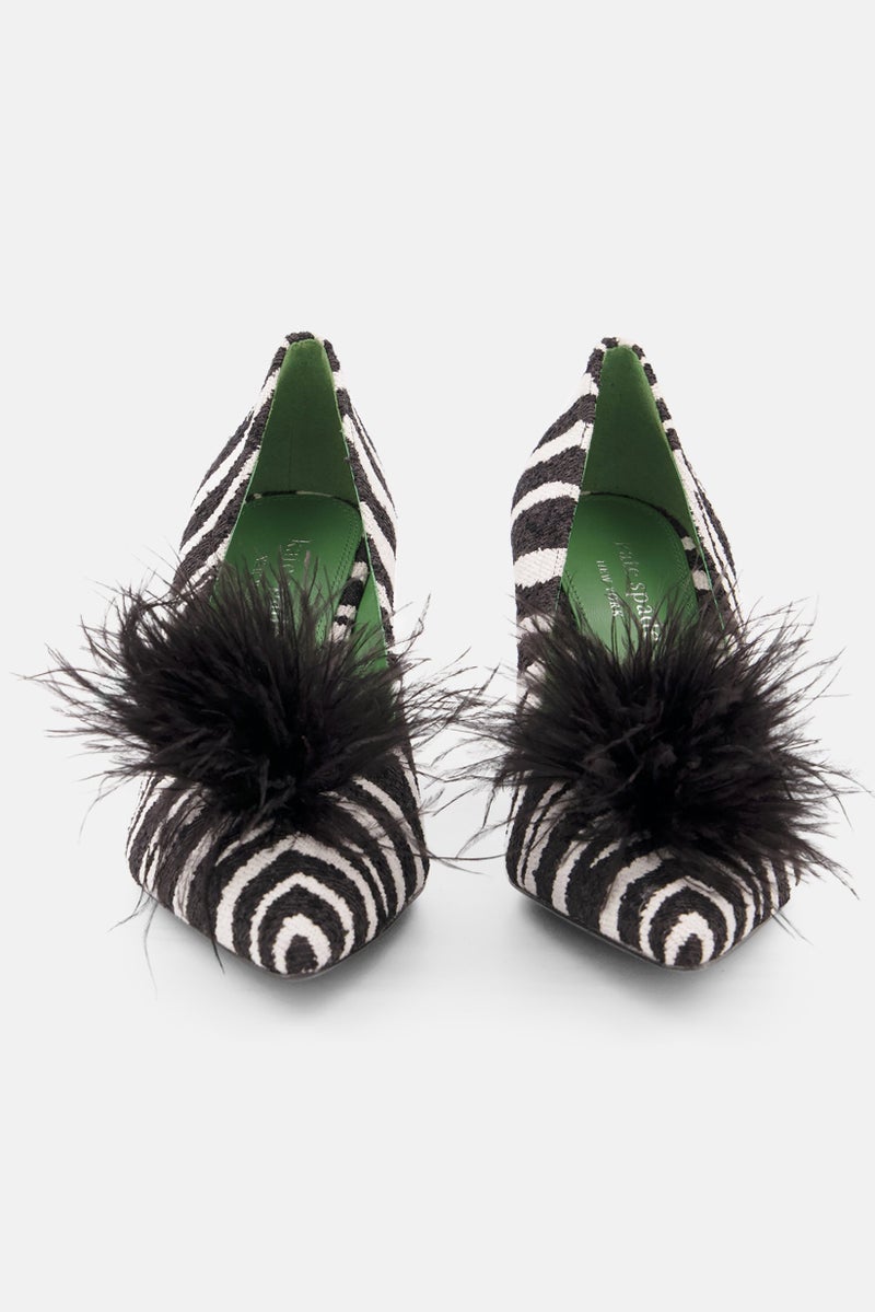 Kate Spade حذاء نسائي كاجوال برباط مارابو عريض، أسود - Image 3