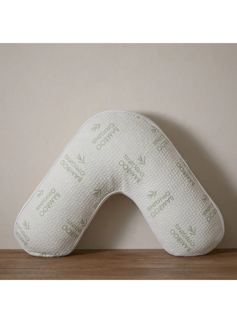 هوم بوكس Cloud Comfort V Shaped Memory Foam Pillow 79 x 13 x 56 cm