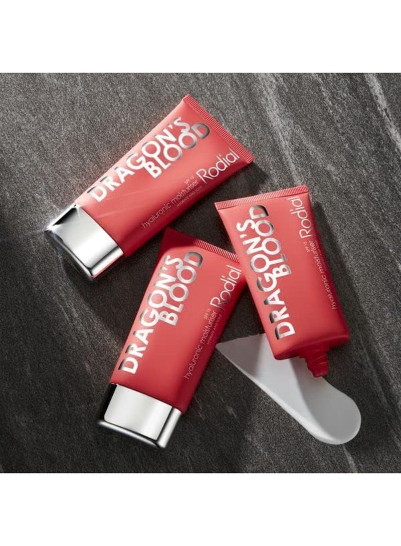 Rodial Dragons Blood Moisturiser SPF15 50ml – Daily Plumping for Dry Skin, Dragon's Blood & Chromabright, Protective Shield for Stressed Skin Relief 50ml - Image 4