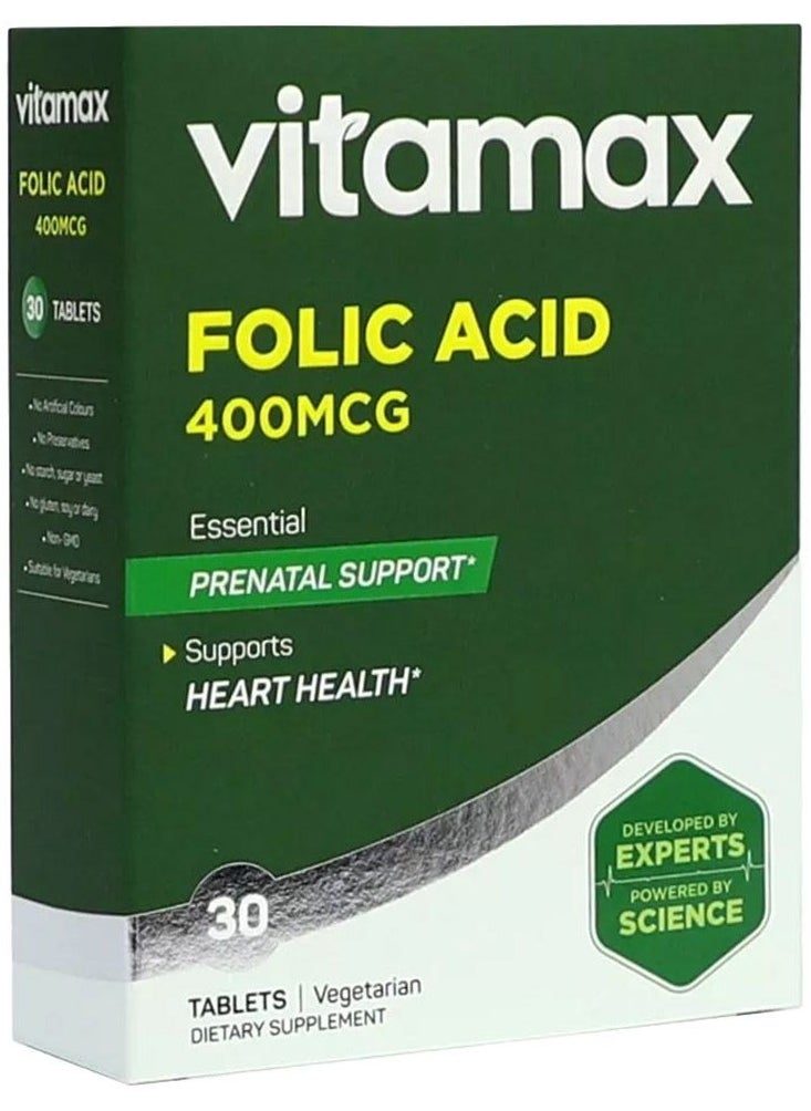 Vitamax - Folic Acid Tablets 30S - Image 1