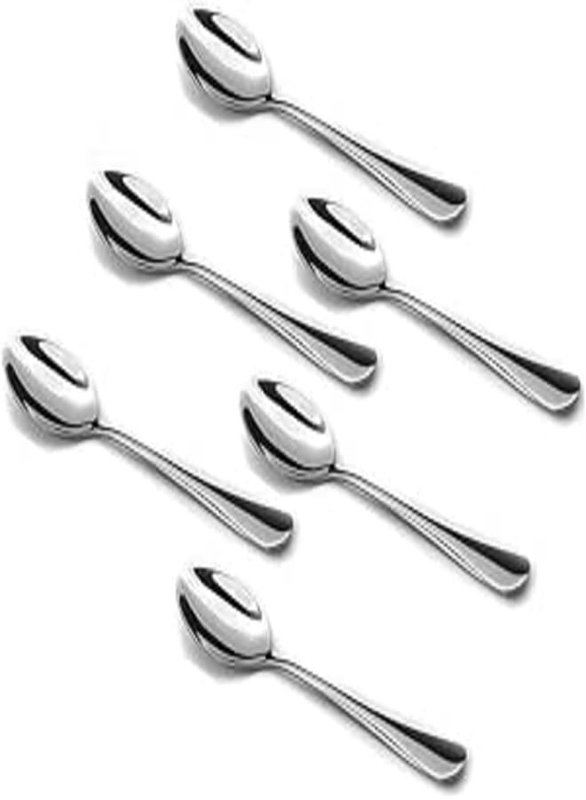 ECVV 6pcs, Stainless Steel Tea Spoons, findTop Heavy-duty Spoons Cutlery Set