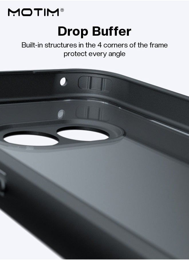 Motim Nothing Phone 2A Case Clear, Mlt-Grade Drop Protection, Transparent Hard PC Back, Not Yellowing Anti-fall Airbag Protective Bumper Shockproof Phone Case  - Image 5