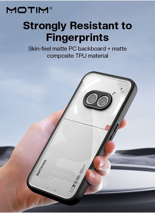 Motim Nothing Phone 2A Case Clear, Mlt-Grade Drop Protection, Transparent Hard PC Back, Not Yellowing Anti-fall Airbag Protective Bumper Shockproof Phone Case  - Image 2